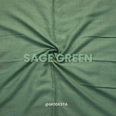 Turkish Lawn Hijab - Sage Green